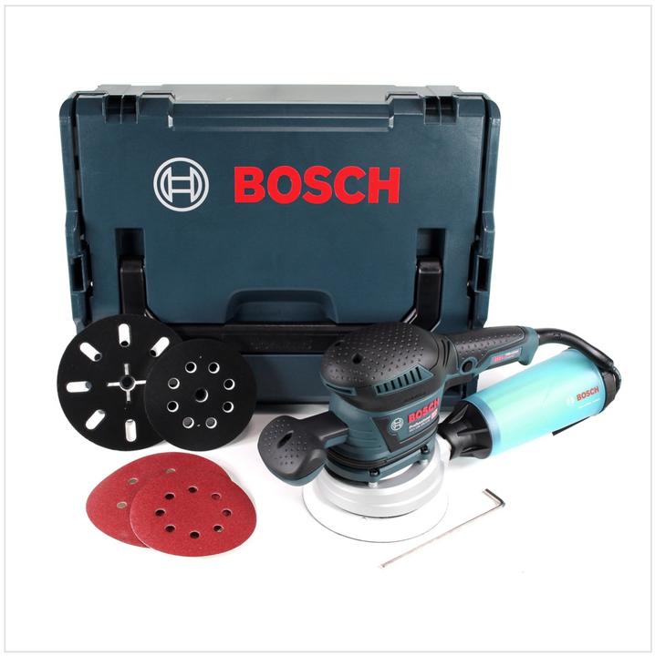 Immagine prodotto Bosch Professional GEX 125-150 AVE Set AVE incl. L-BOXX (Levigatrici rotorbitali, 400 W)