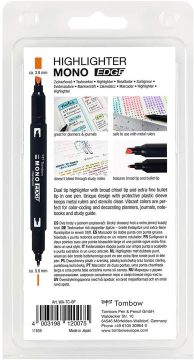 Produktbild Tombow Mono Edge (6x)
