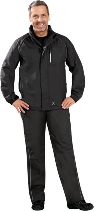 Actual product image Planam Outdoor monsoon rain jacket black size XL (XL)