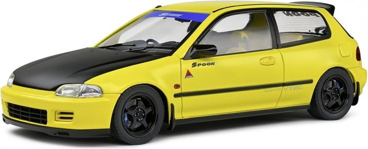 Productafbeelding Solido 1:18 Honda Civic (EG6) 1991 geel