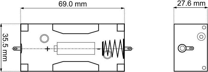 Immagine prodotto Goobay 1 portabatterie D Mono