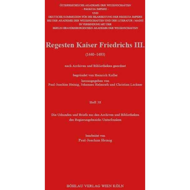 Thumbnail - Die Urkunden und Briefe aus Unterfranke, Fachbücher von Paul-Joachim Heinig