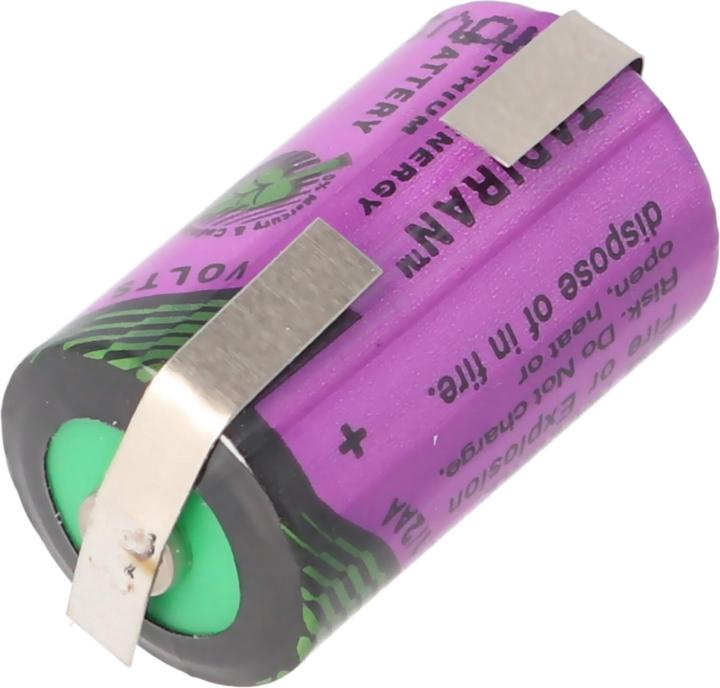 Actual product image Sonnenschein Batterie Inorganic SL-350/T mit Lötfahne U-Form (1 pcs., CR 1/2AA, 1000 mAh)