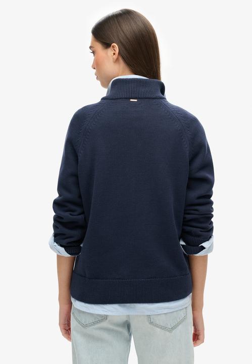 Image du produit Superdry Pull classique à col zippé coton femme (XS)