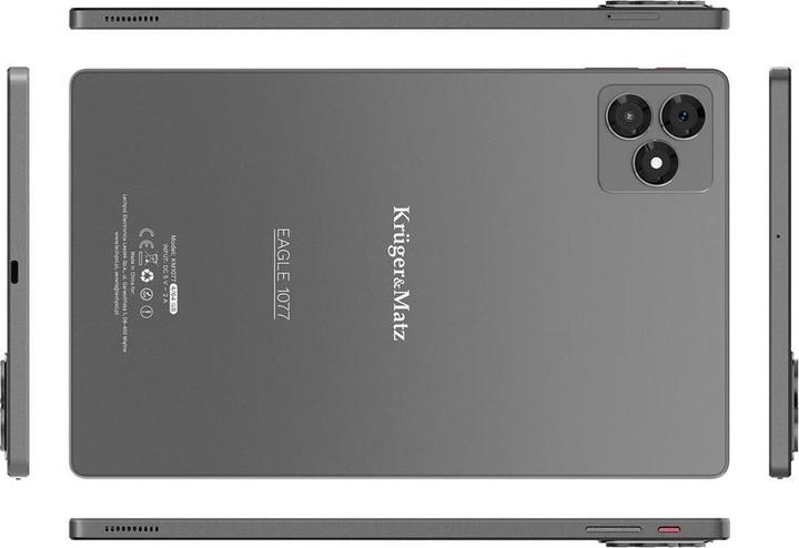 Produktbild Krüger&Matz KRUGER&MATZ TABLET EAGLE KM1077 (10.10", 64 GB, Aluminium. Grau)