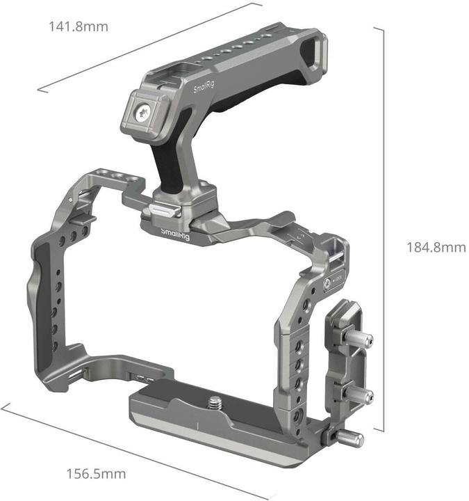 Immagine prodotto SmallRig 5029 Kit gabbia a sgancio rapido HawkLock per Canon EOS R5 Marchio (Gabbietta)