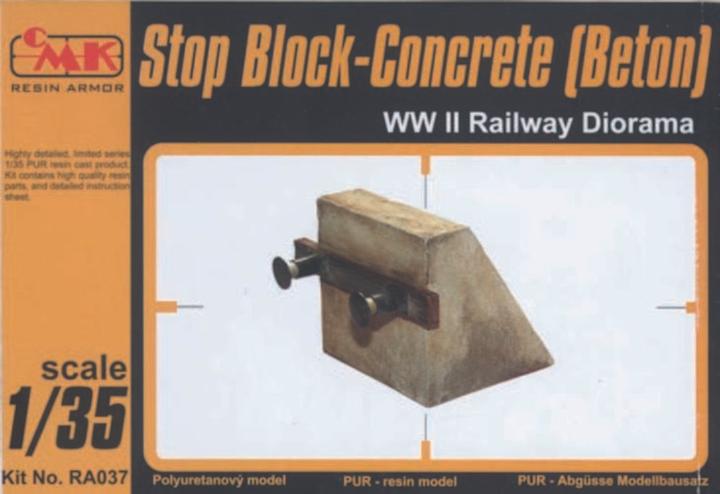 Produktbild CMK Stop Block-Concrete (Beton) WW II Railway Diorama