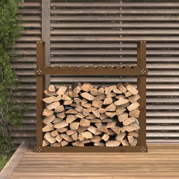 Actual product image vidaXL Kaminholzregal
