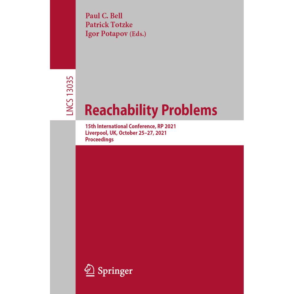 Reachability Problems, Fachbücher von Igor Potapov, Paul C. Bell, Patrick Totzke