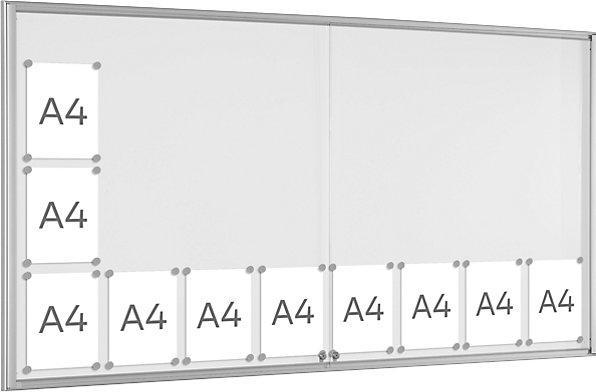 Image du produit Schaar-Design Vitrine simple BASIC (Tableau noir, 196 x 98.50 cm)