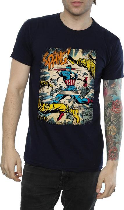 Actual product image Mens Captain America Spang T-Shirt (3XL)