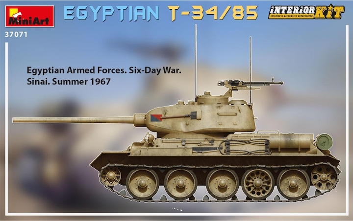 Produktbild Mini art Egyptian T-34-85. Interior Kit