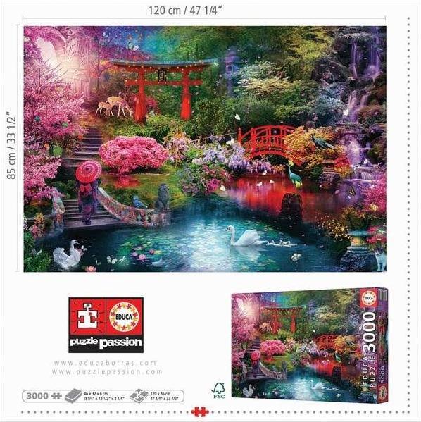 Produktbild Educa Japanischer Garten (3000 Teile)