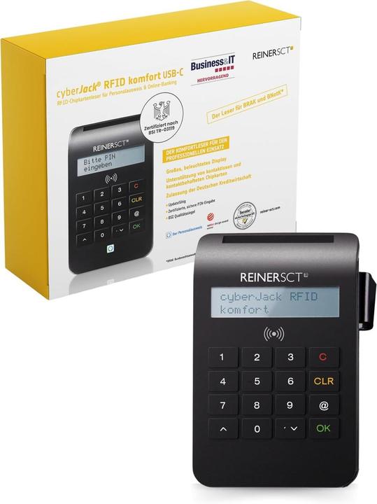 Produktbild ReinerSCT REINER SCT cyberJack® RFID komfort USB-C (USB 2.0, USB-C)