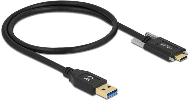 Produktbild Delock SuperSpeed USB 10 Gbps (USB 3.2 Gen 2) Kabel Typ-A Stecker zu USB Type-C™ Stecker mit Schrauben seit (0.50 m)