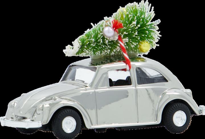 House Doctor Decoration, HDMini Xmas car, Silver