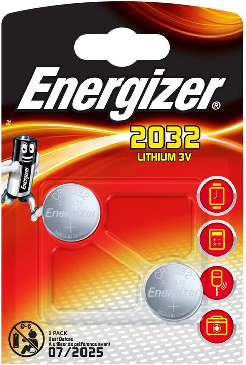 Immagine prodotto Energizer CR2032 Litio (2 pz., CR2032, 235 mAh)