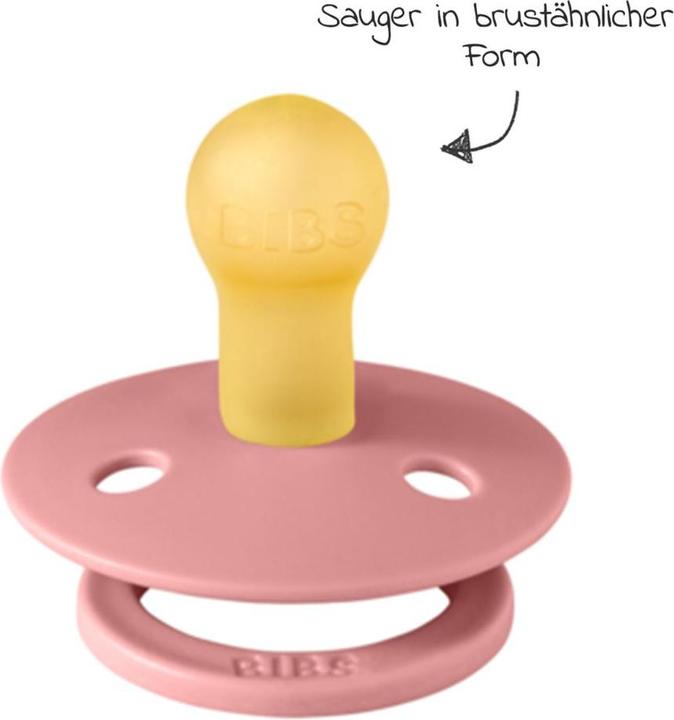 Actual product image Bibs Schnuller Schnuller - Colour 2er Pack - Dusty Pink (2x, 6 - 18 Months)