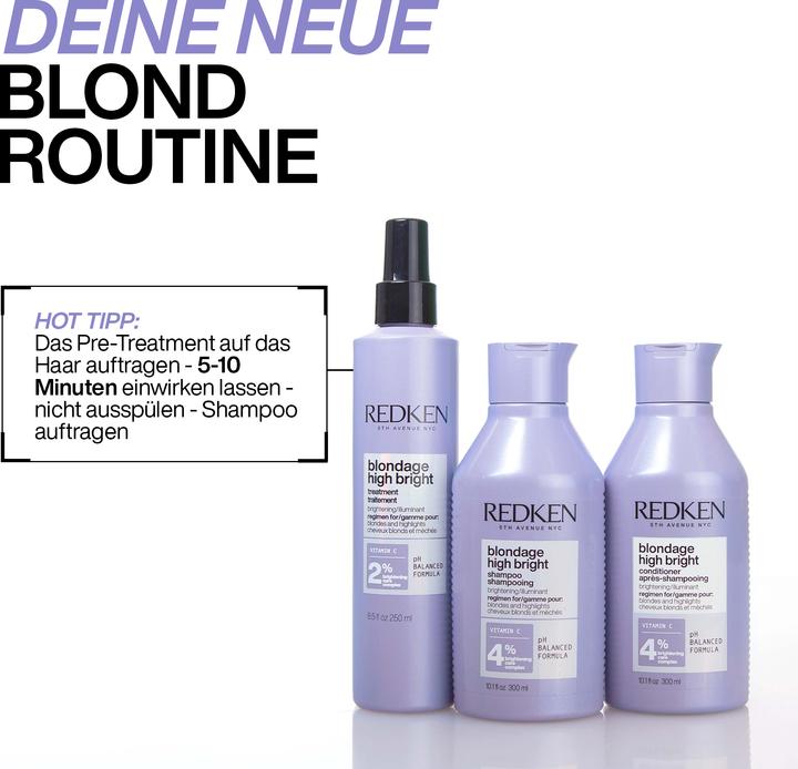 Actual product image Redken Blondage High Bright (Liquid shampoo, 300 ml)