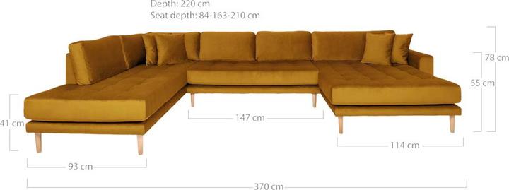 Actual product image House Nordic Lido (Corner sofa)