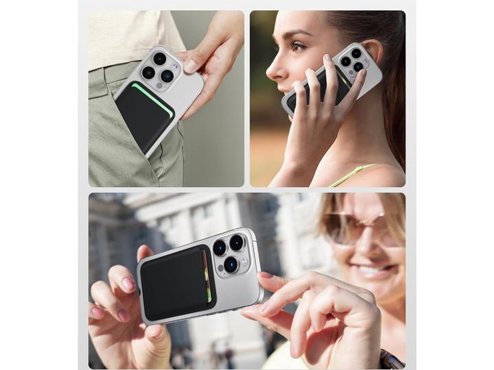 Produktbild Screenguard MagSafe magnetic Cardholder Wallet (Apple iPhone 12, Apple iPhone 13, Apple iPhone 14, Apple iPhone 15, Apple iPhone 16, Apple iPhone 17)