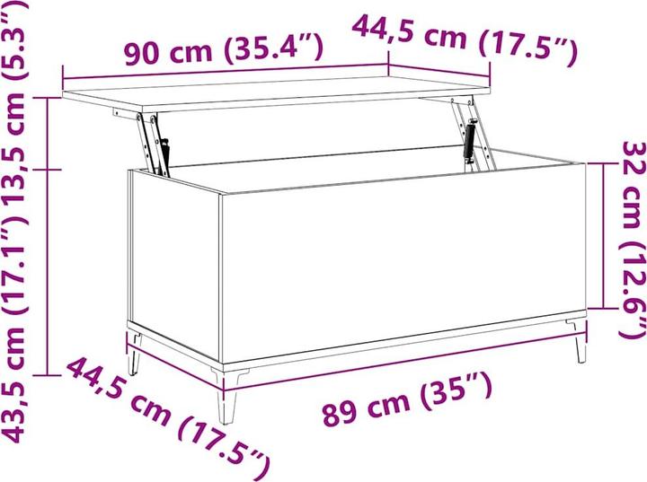 Image du produit vidaXL Couchtisch