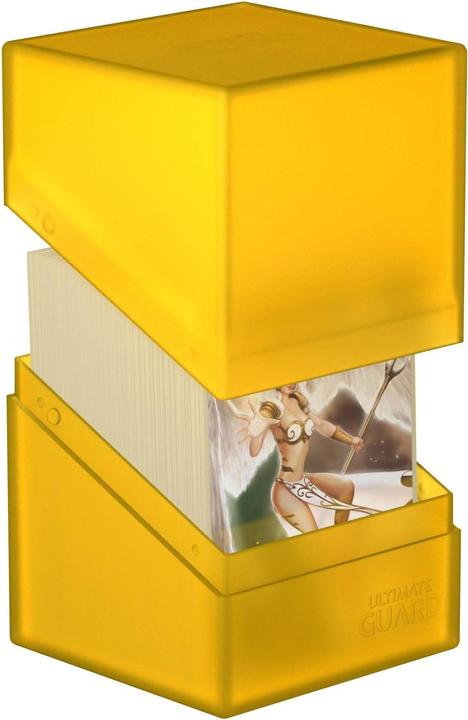 Image du produit Ultimate Guard UGD010690 - Boîte à cartes Boulder - 100+ cartes, taille standard, ambre
