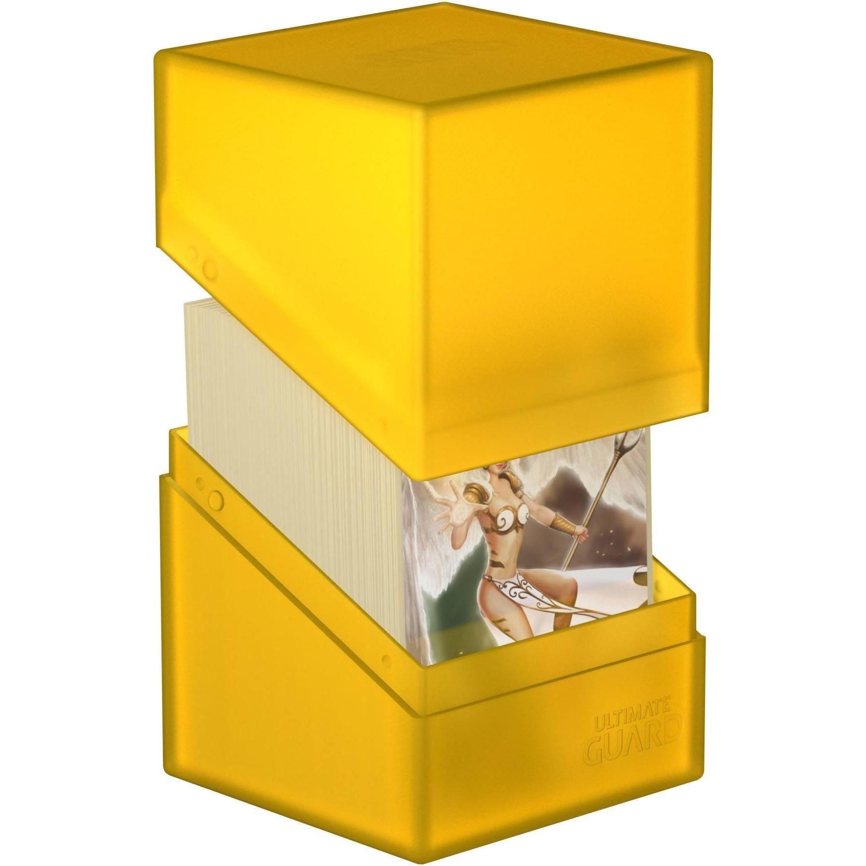 Thumbnail - Ultimate Guard UGD010690 - Boulder Kartenbox - 100+ Karten, Standardgrösse, bernstein