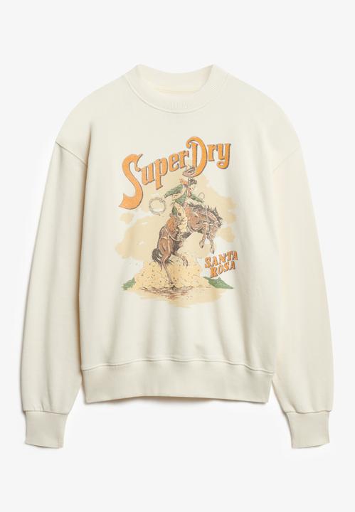Image du produit Superdry Sweat ras du cou ample à motif Souvenir (M)