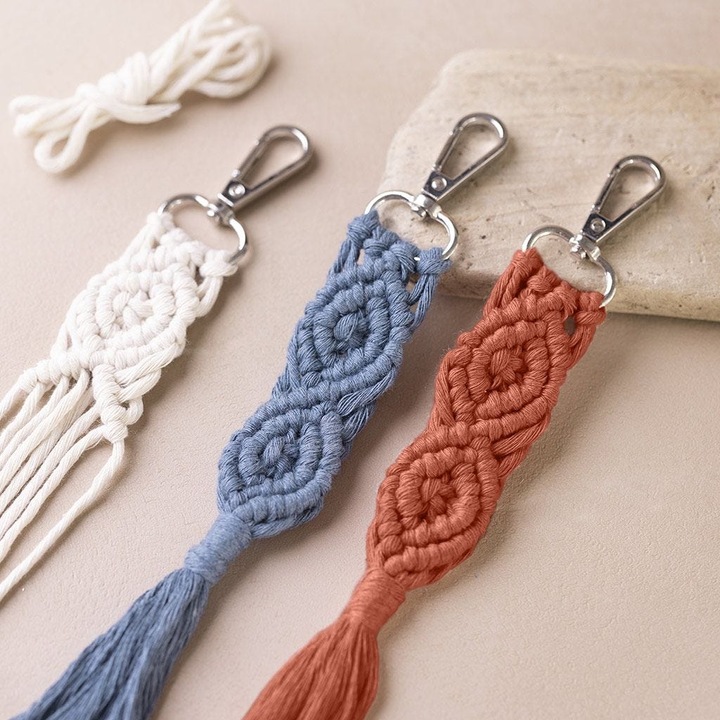 Produktbild Creativ Company Baumwollgarn Macramé Kordel Orange (198 m)