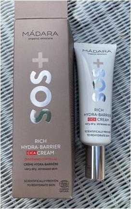 Immagine prodotto Madara SOS Rich Hydra Barrier CICA Cream - Lenisce e idrata (40 ml, Crema 24h)