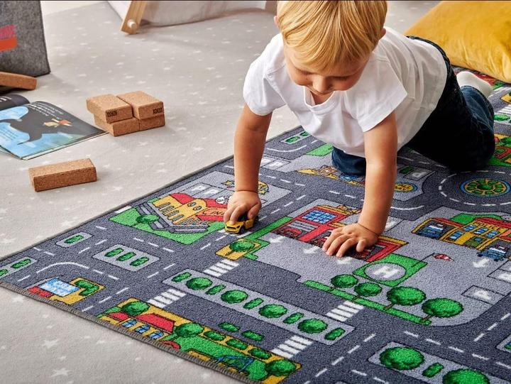 Immagine prodotto Hevo Spielteppich Stadt Mix (140 x 200 cm)