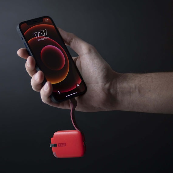 Actual product image Rolling Square TAU Powerbank - Mars Red