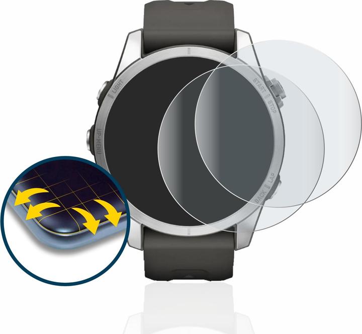 Produktbild BROTECT Full-Cover Displayschutz Matt (Garmin Fenix 7S Pro Solar)