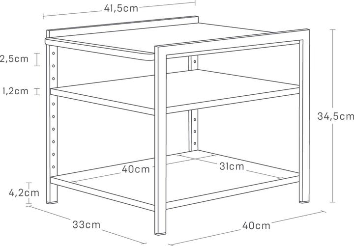 Produktbild Yamazaki 3-stöckiges Spülschrankregal TOWER