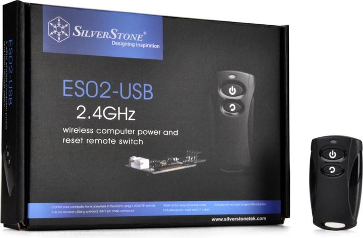 Actual product image Silverstone SST SST-ES02-USB (Device-specific remote control, Radio Frequency (RF))