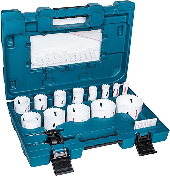 Produktbild Makita Lochsägenset universal (16, 19, 22, 25, 32, 35, 37, 44, 51, 57, 64, 68, 76 mm)