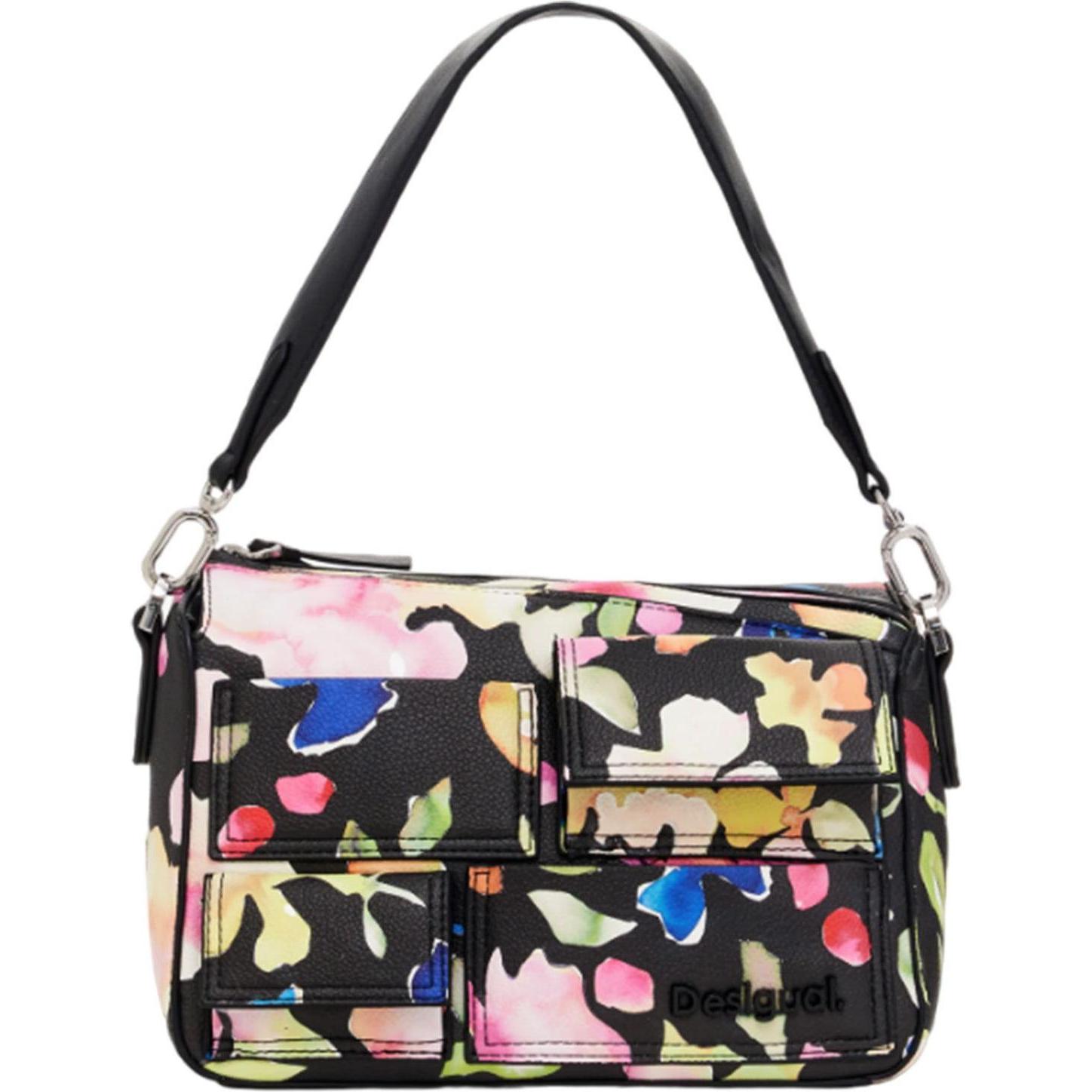 Desigual, Damen, Handtasche, Pocket Print Phuket Mini Hand Bag, Mehrfarbig