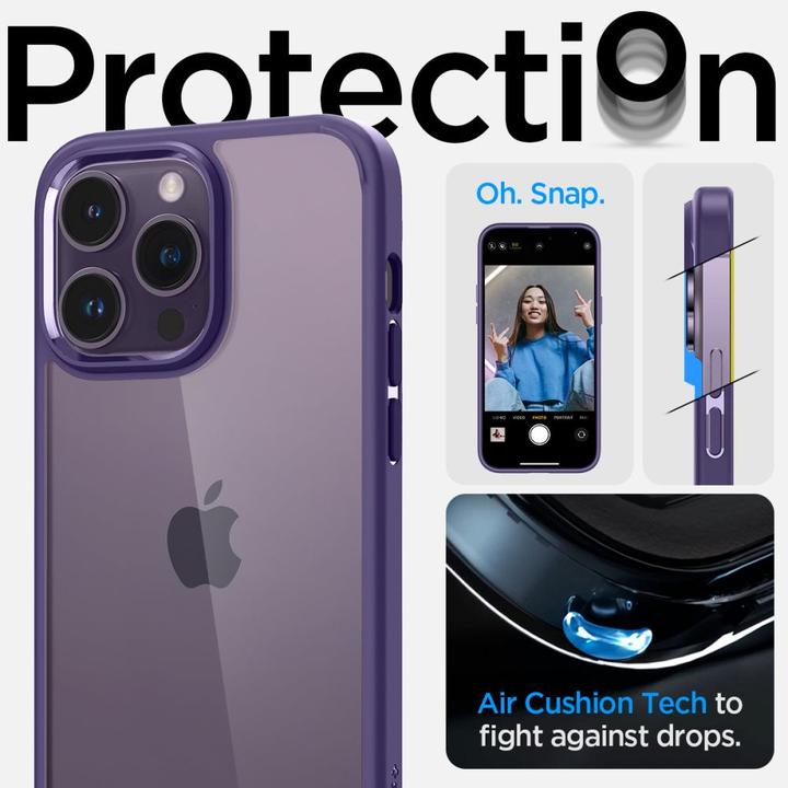 Produktbild Spigen Ultra Hybrid Iphone 14 Pro Max Deep Purple (Apple iPhone 14 Pro Max)