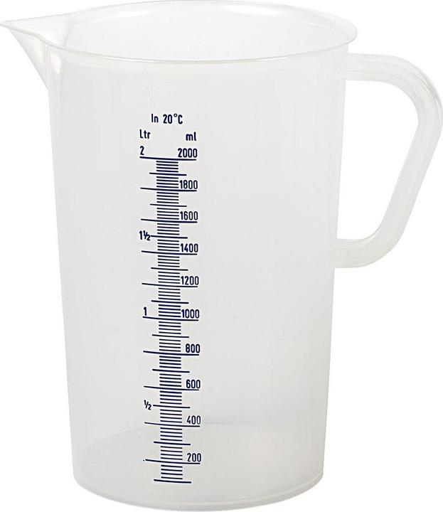 Actual product image No Name Measuring jug 2 l transparent (6895480 ml)