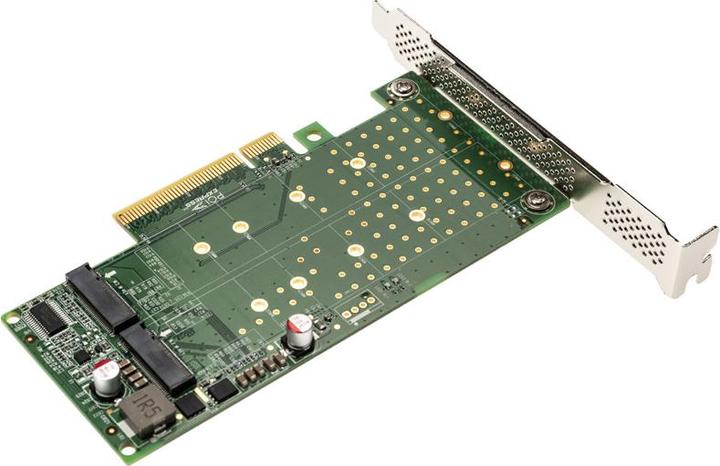 Delock PCI Express x8 card to 2 x internal NVMe M.2 Key M