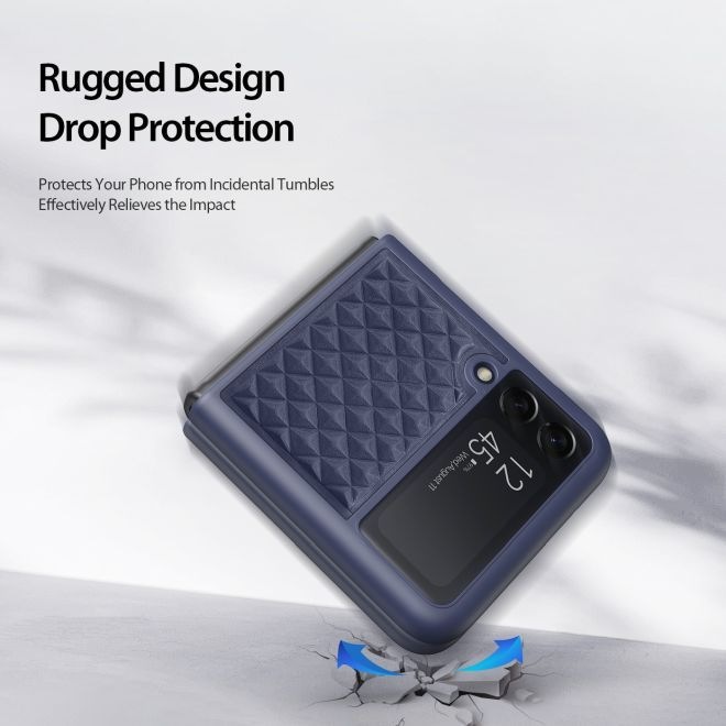 Produktbild Dux Ducis Venice Series Echtleder Case (Samsung Galaxy Z Flip4)
