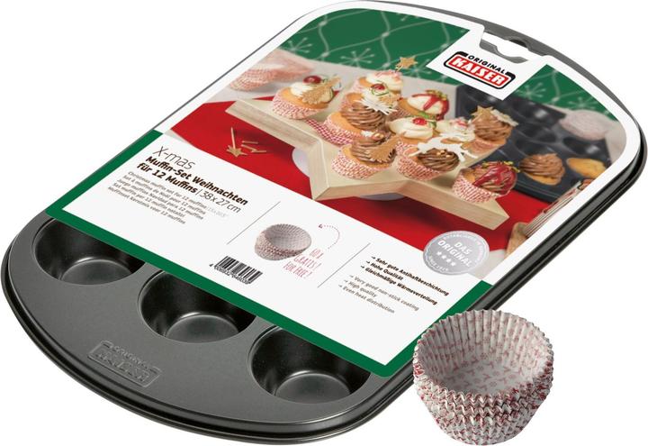 Produktbild Kaiser Muffinset 12er - 2teilig Weihnachten