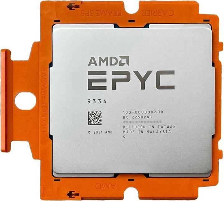Produktbild AMD EPYC 9334 - 2.7 GHz - 32-core - 64 threads - 128 MB cache - Socket SP5 - OEM (SP5, 2.70 GHz, 32 -Core)