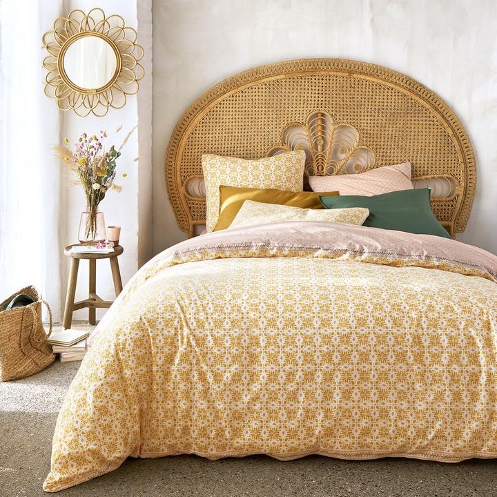Actual product image La Redoute Interieurs Gardenia Jaune (Oberleintuch, 180 x 290 cm)