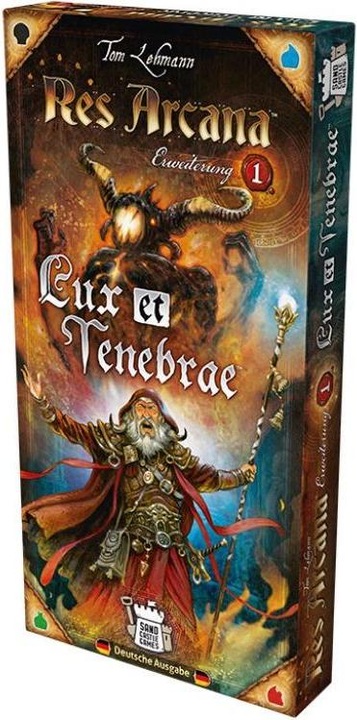 Produktbild Asmodée SCGD0002 - Lux et Tenebrae: Res Arcana, Kartenspiel (DE-Erweiterung) (Französisch)