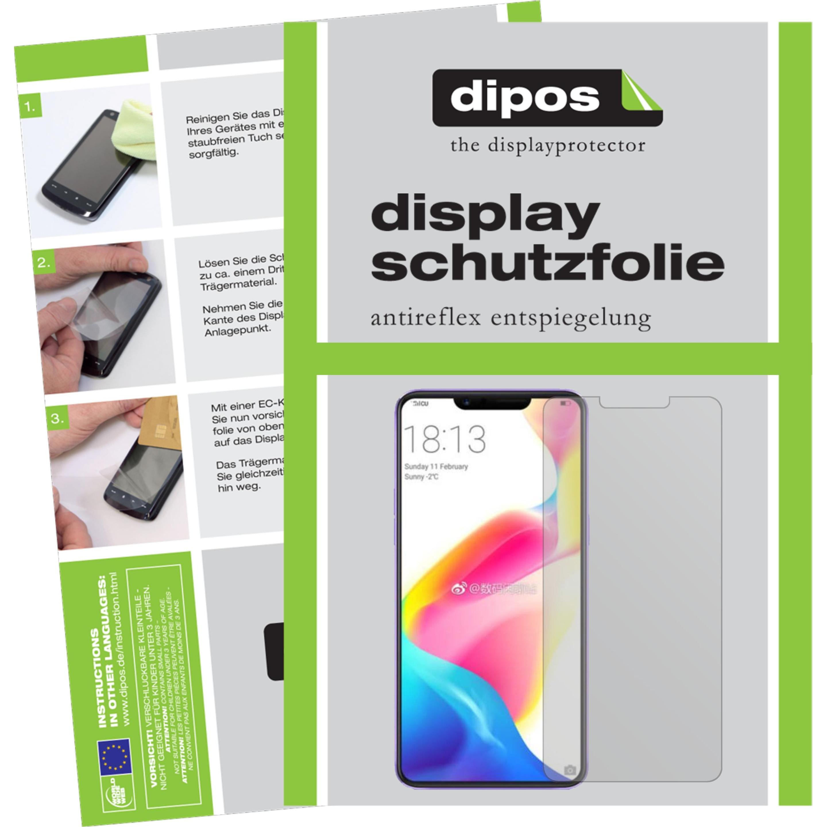 Dipos Displayschutzfolie Antireflex (6 Stück, Oppo R15 Dream Mirror), Smartphone Schutzfolie, Transparent