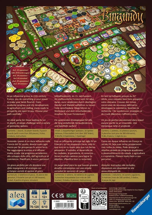 Produktbild Ravensburger The Castles of Burgundy (Deutsch)
