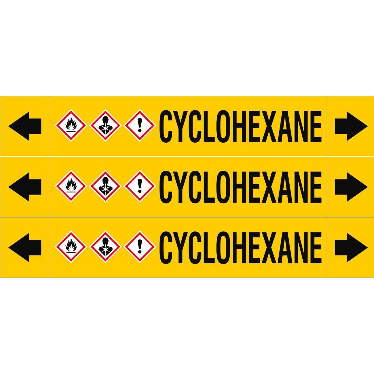 Brady ASME - Rohrmarkierer - Cyclohexane (ASMEPM-37X230MM-CYCLOHEXANE)