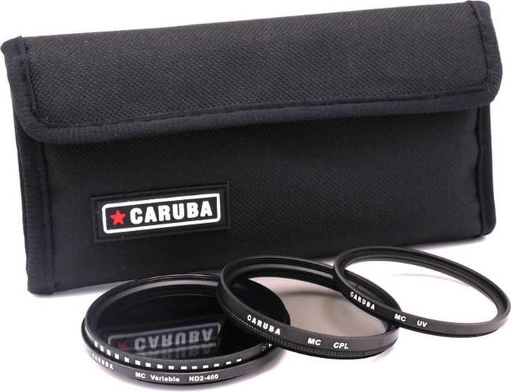 Productafbeelding Caruba UV+CPL+variabele ND2 400 Set 58mm (58 mm, UV-filter)